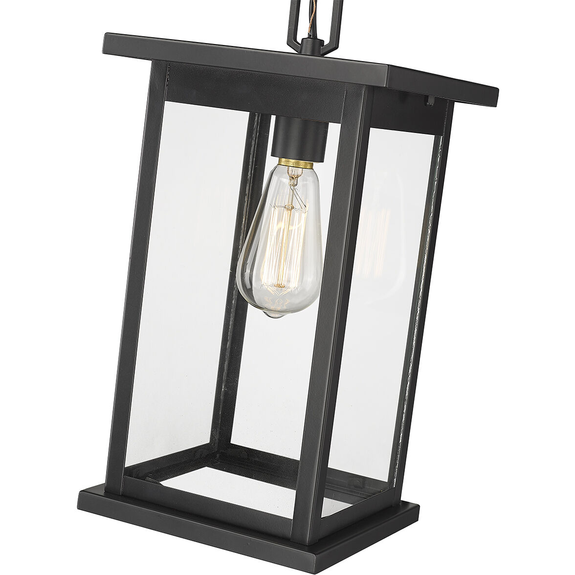 Bowton 1 Light 8.5 inch Powder Coated Black Outdoor Hanging Lantern
